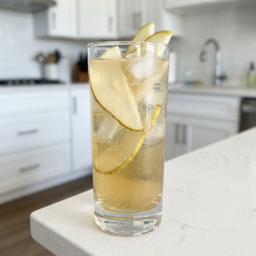 Vanilla Pear Punch Mocktail Recipe