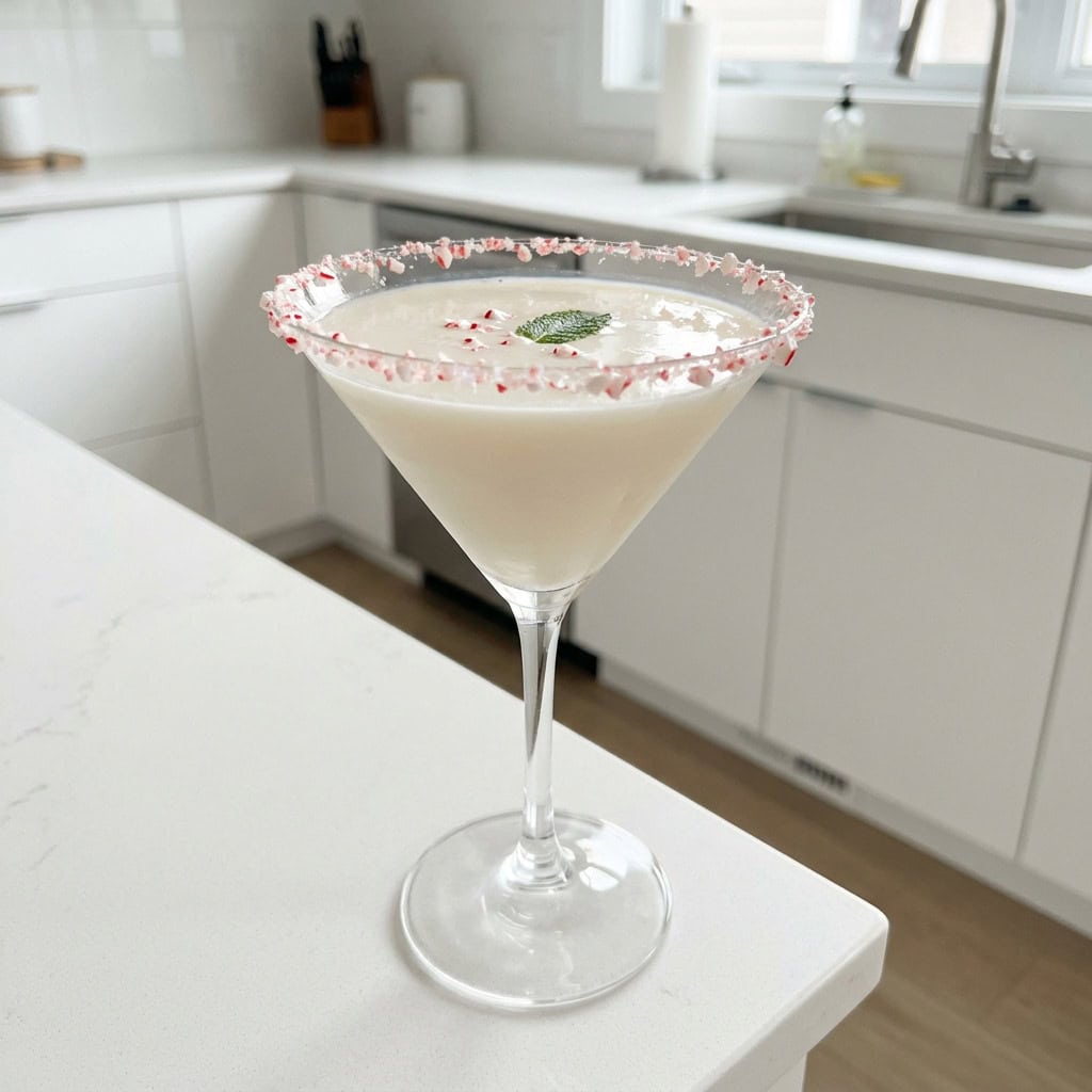 Vodka Peppermint Martini Cocktail Recipe
