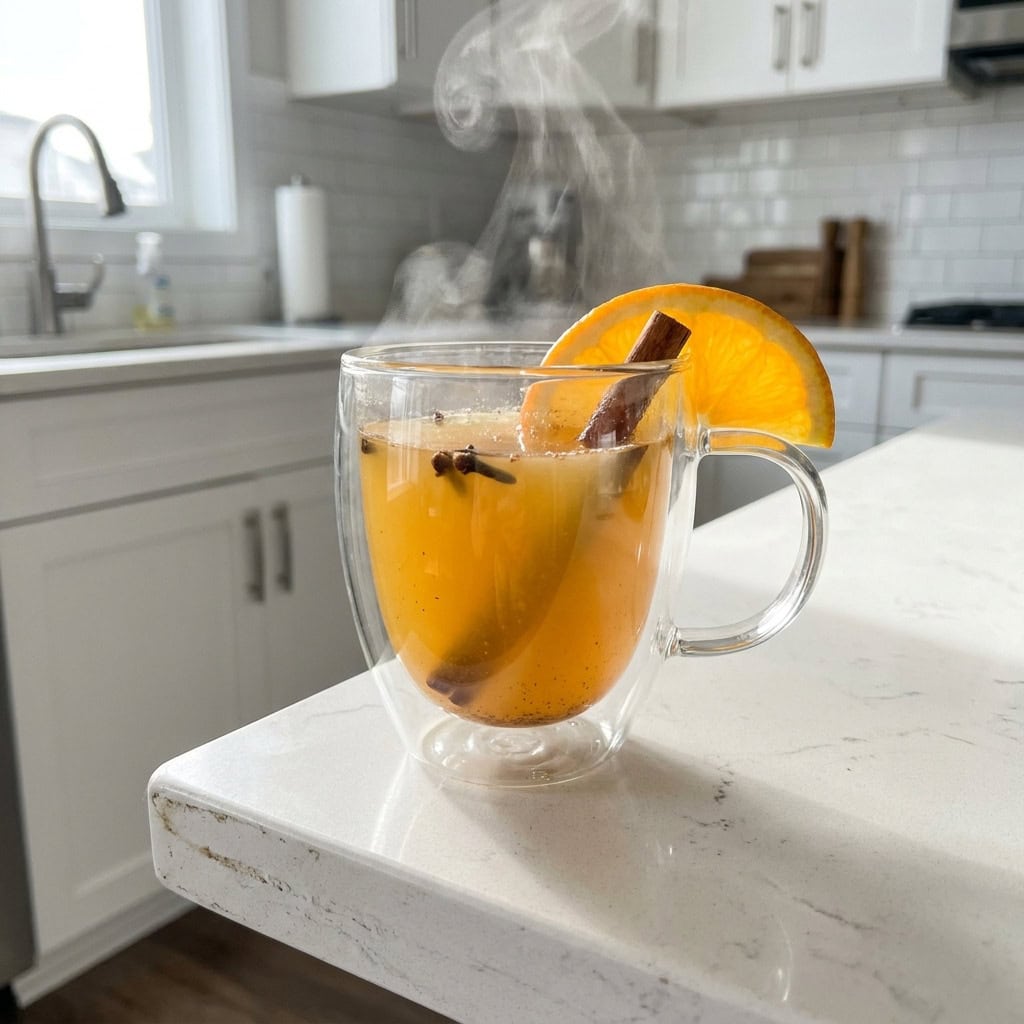 Warm Cinnamon Orange Delight Mocktail Recipe
