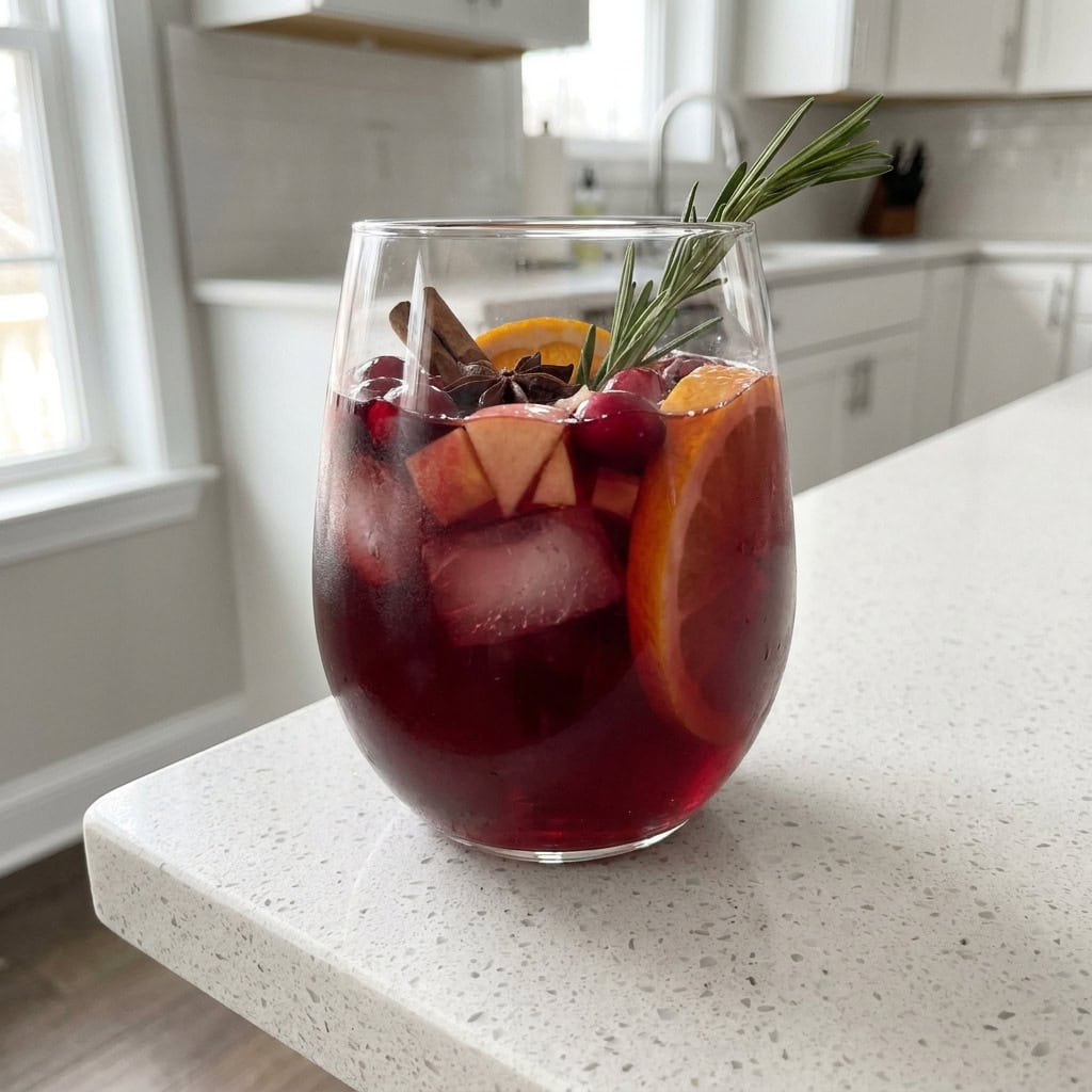 Winter Sangria Cocktail Recipe