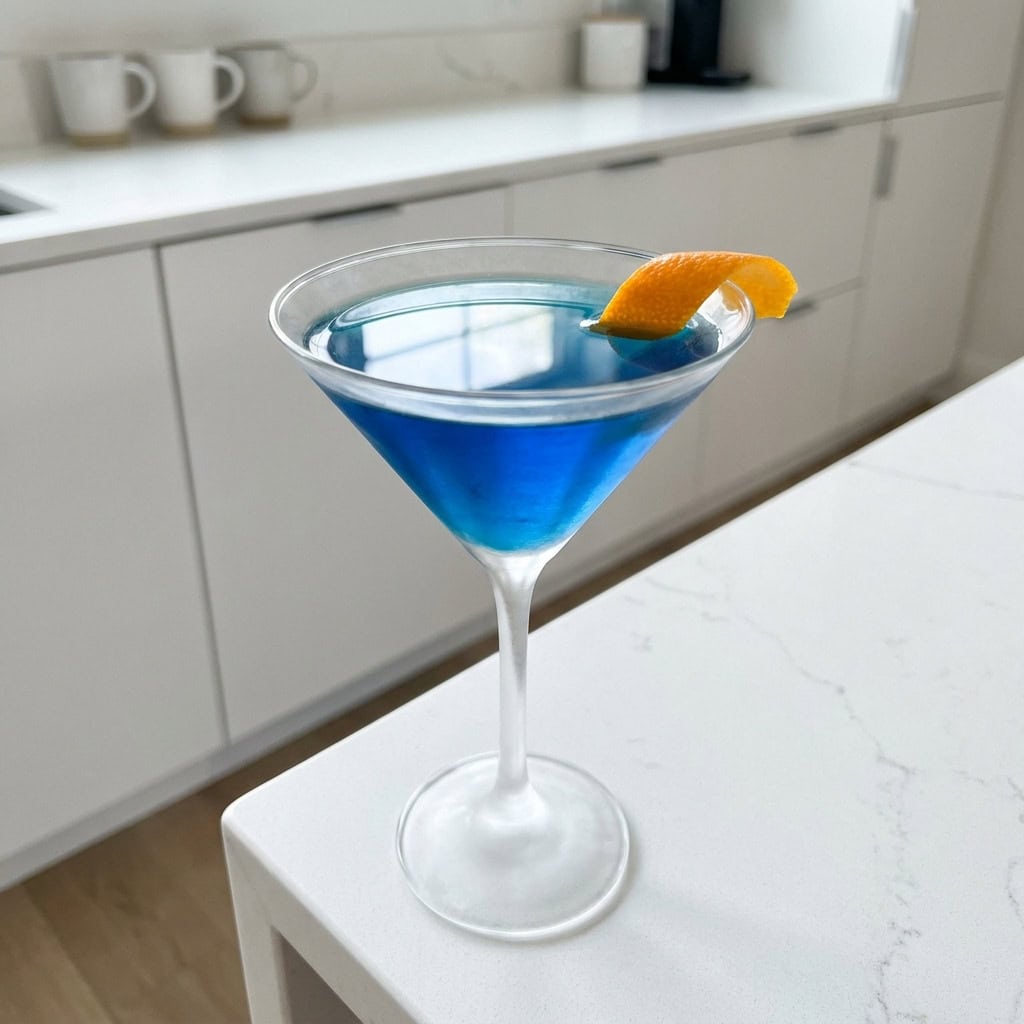 Winter Wonderland Blue Negroni Cocktail Recipe