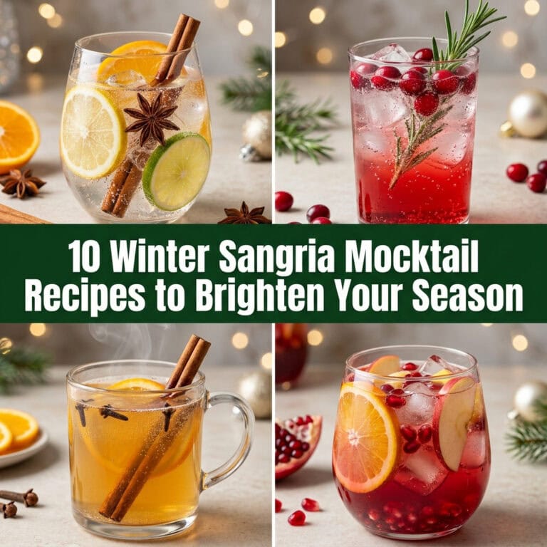 10 Winter Sangria Mocktail Recipes to Brighten Your Season