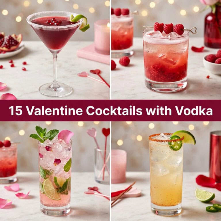 15 Valentine Cocktails with Vodka