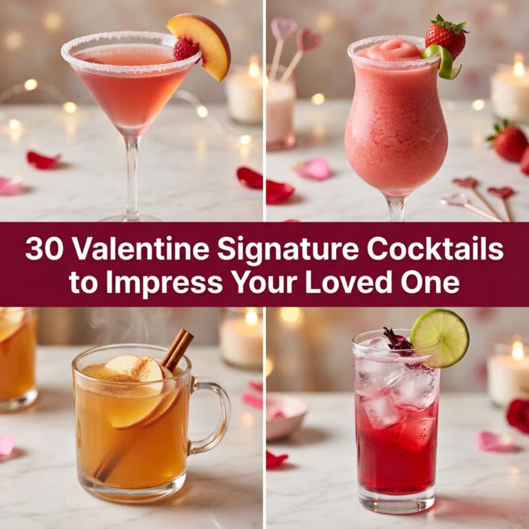 30 Valentine Signature Cocktails to Impress Your Loved One