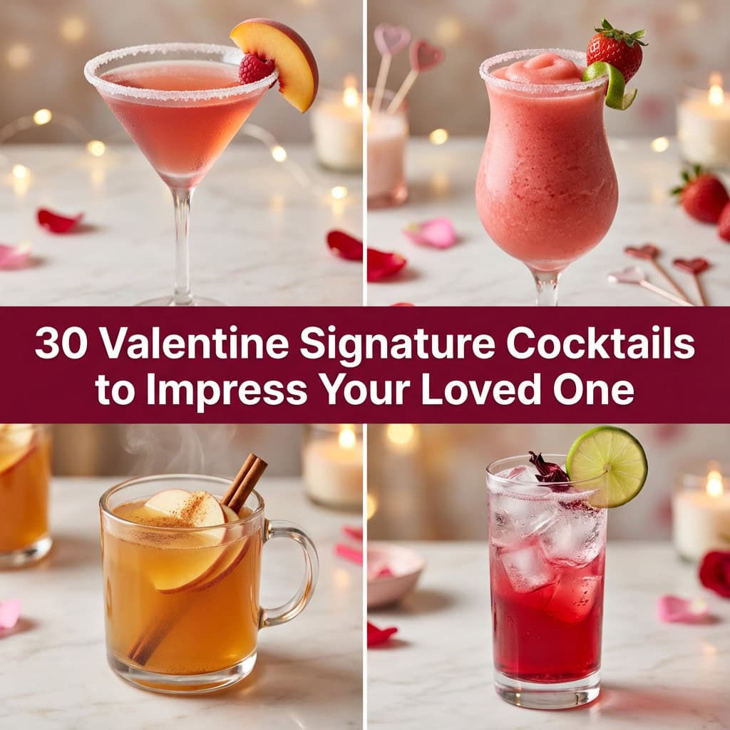 30 Valentine Signature Cocktails to Impress Your Loved One