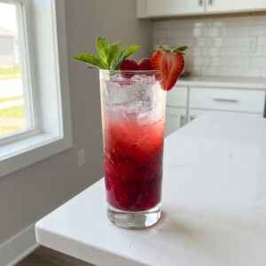Berry Mint Cooler Mocktail Recipe