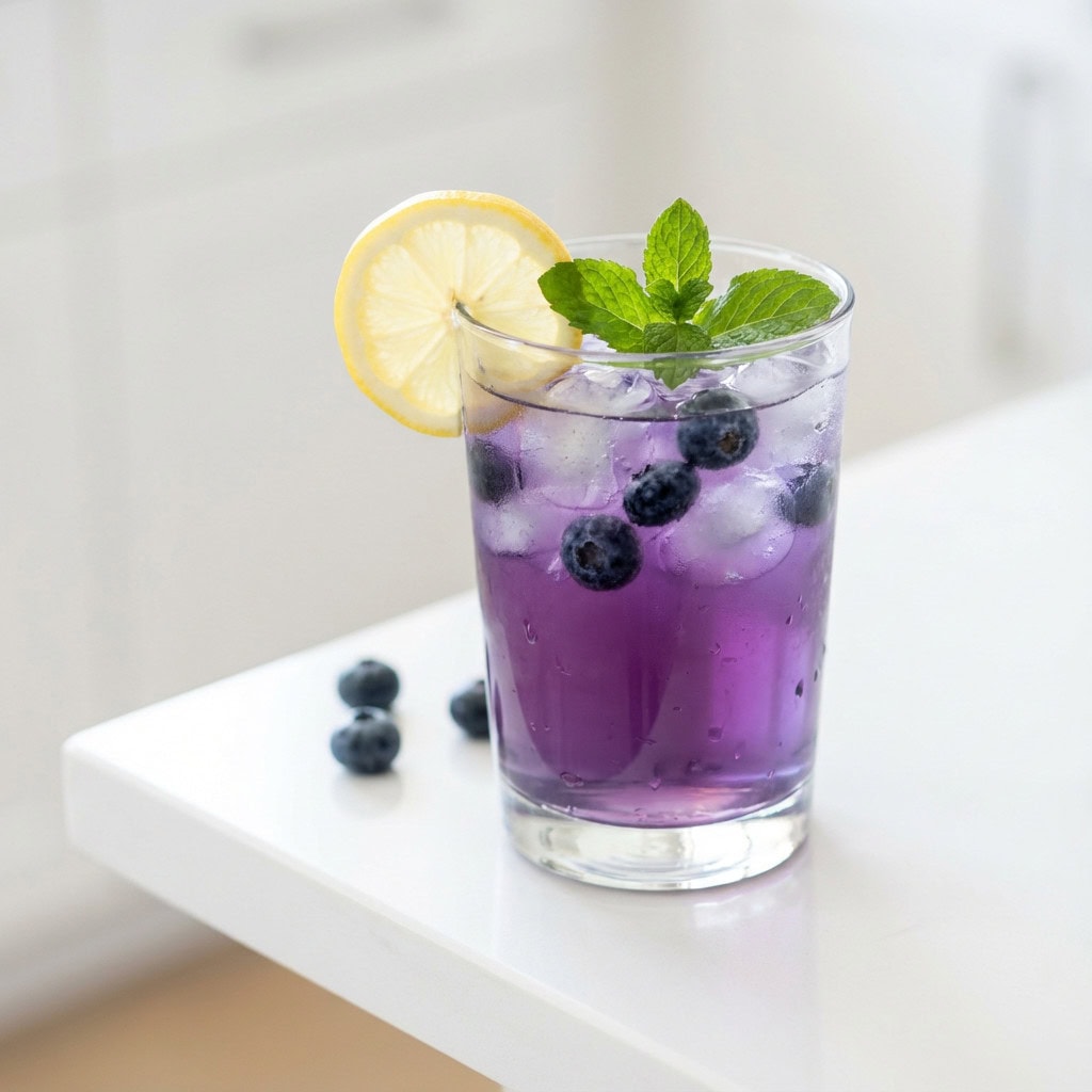 Blueberry Lemonade Delight Mocktail Recipe