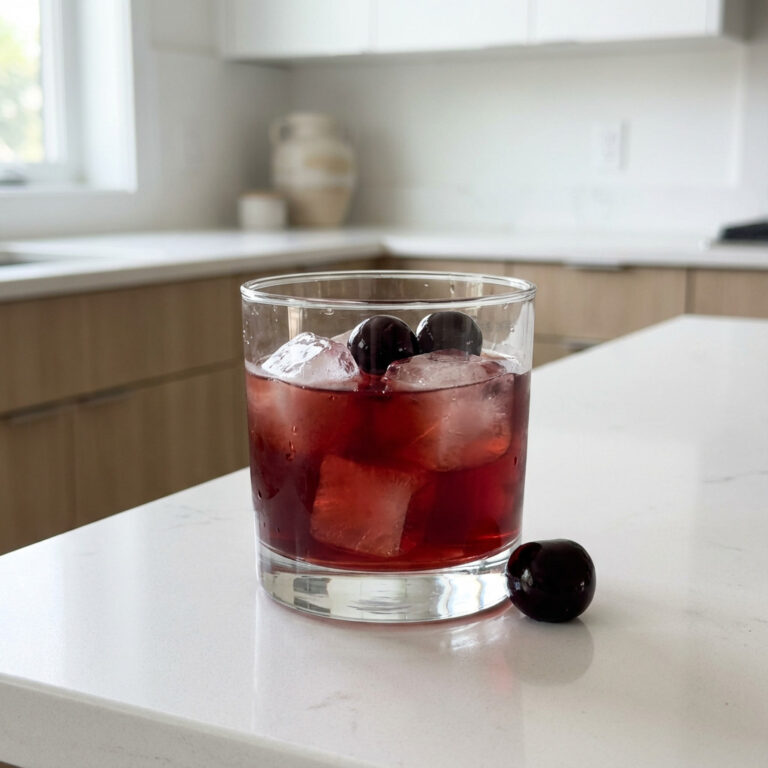 Cherry Amaretto Sour Cocktail Recipe