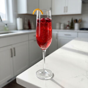 Cranberry Champagne Punch Cocktail Recipe