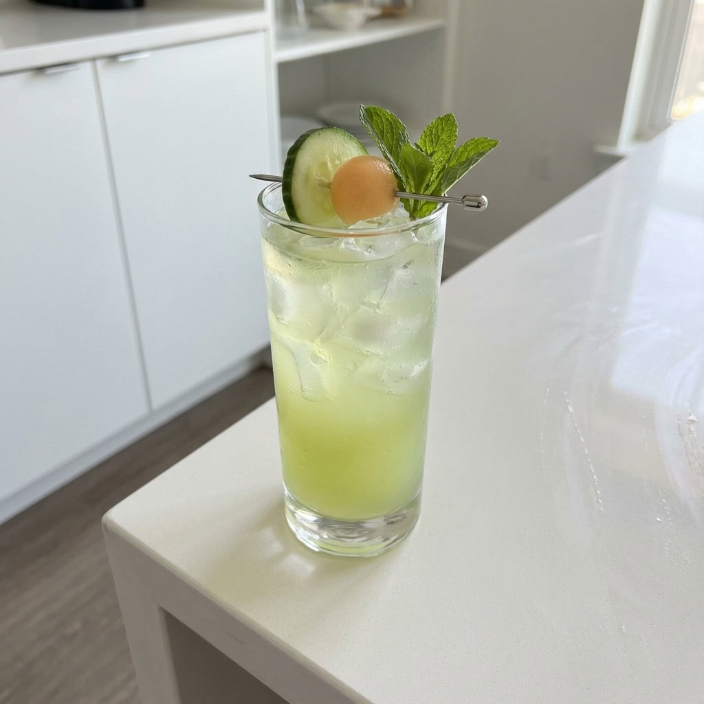 Cucumber Melon Breeze Cocktail Recipe