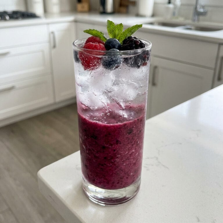 Frosty Berry Fusion Mocktail Recipe