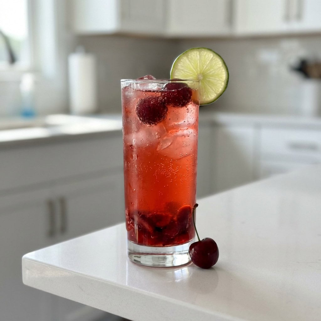 Ginger Cherry Crush Cocktail Recipe