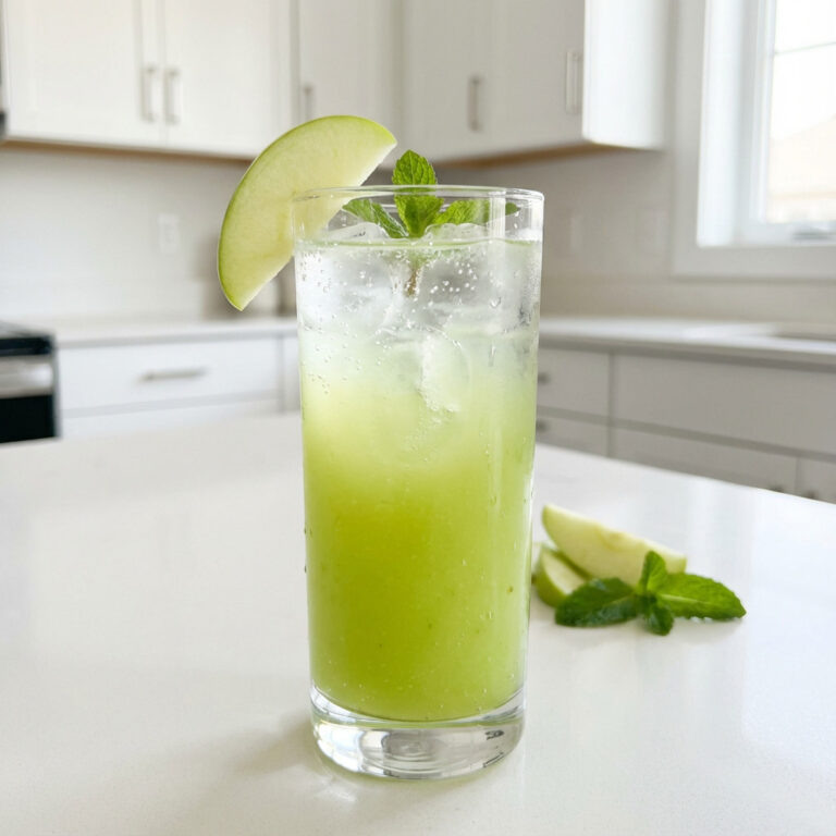 Green Apple Delight Mocktail Recipe