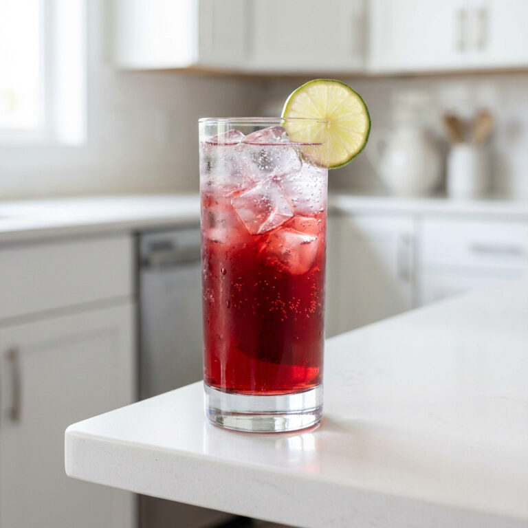 Hearty Hibiscus Highball Cocktail Recipe
