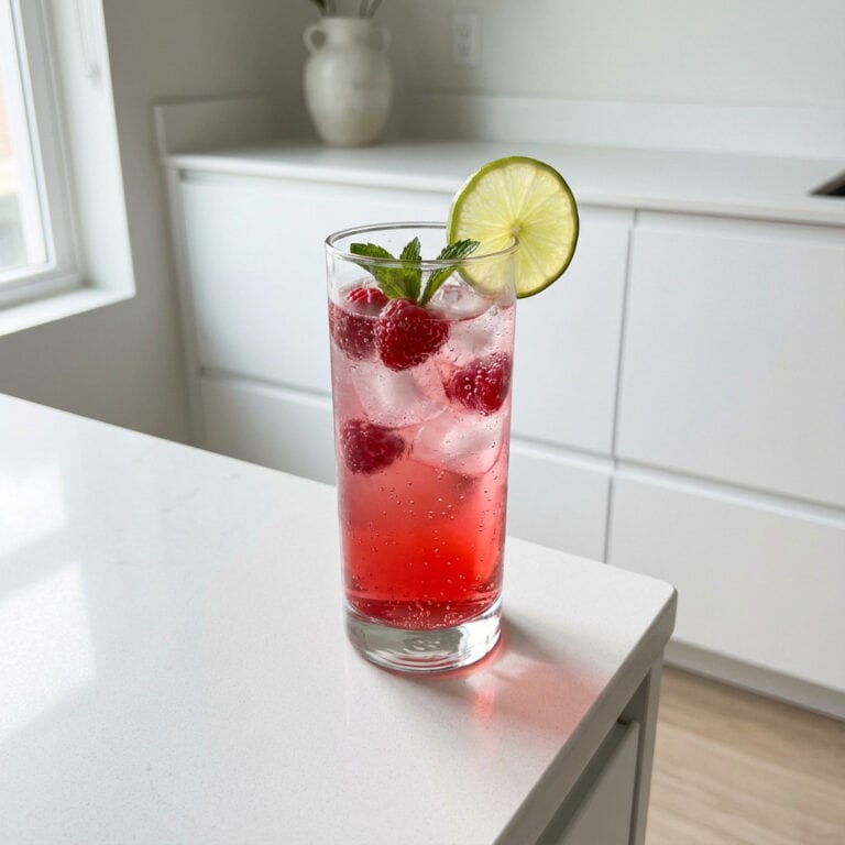 Light Raspberry Cooler Cocktail Recipe