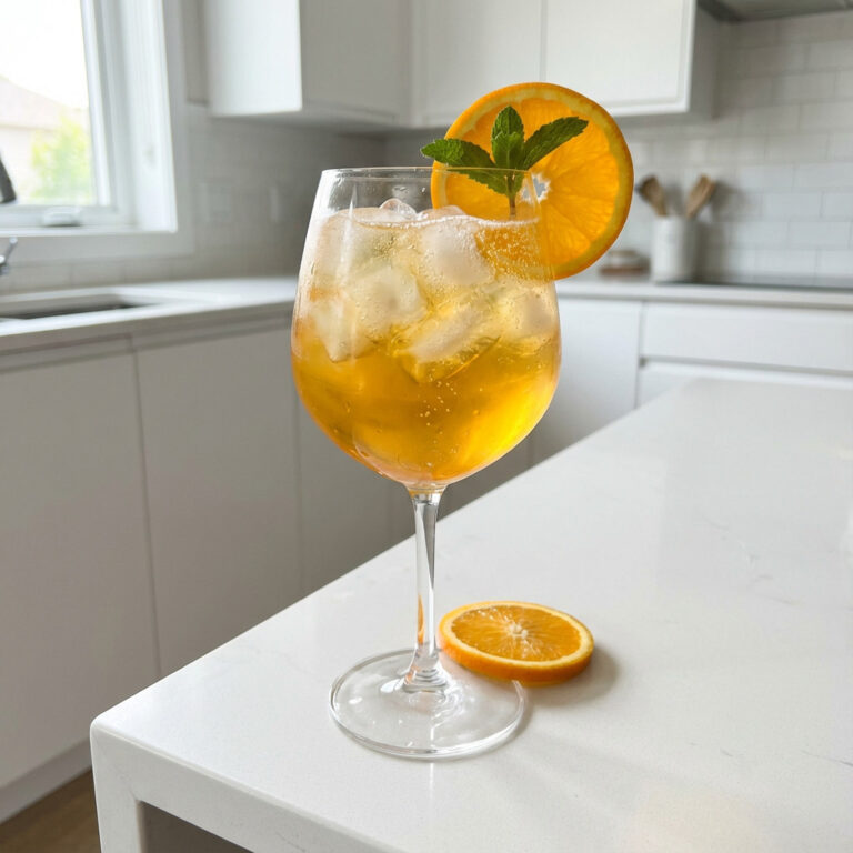 Orange Elderflower Spritz Cocktail Recipe