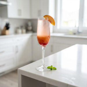 Peach Bellini Blush Cocktail Recipe