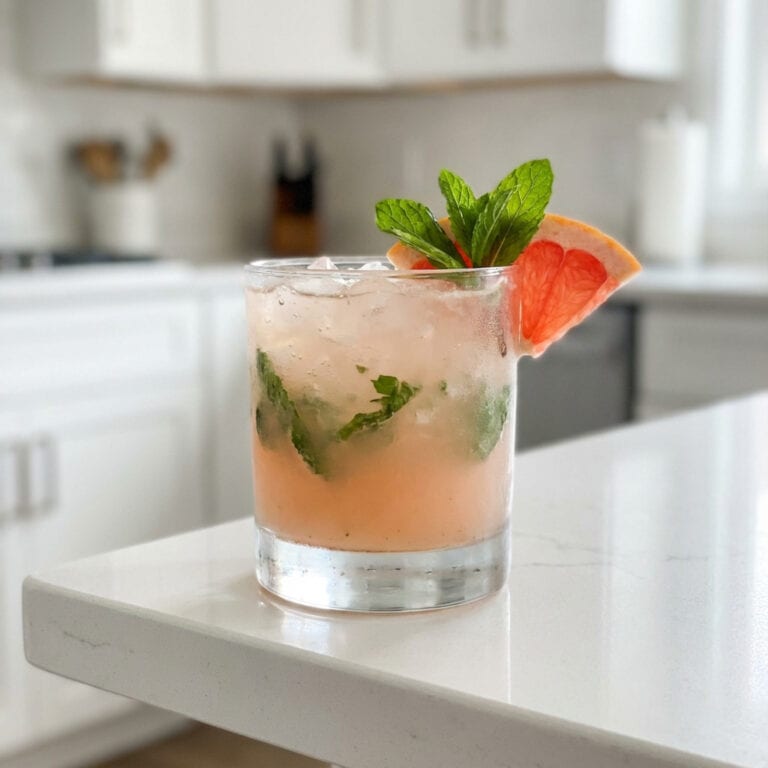 Pink Grapefruit Tequila Smash Cocktail Recipe