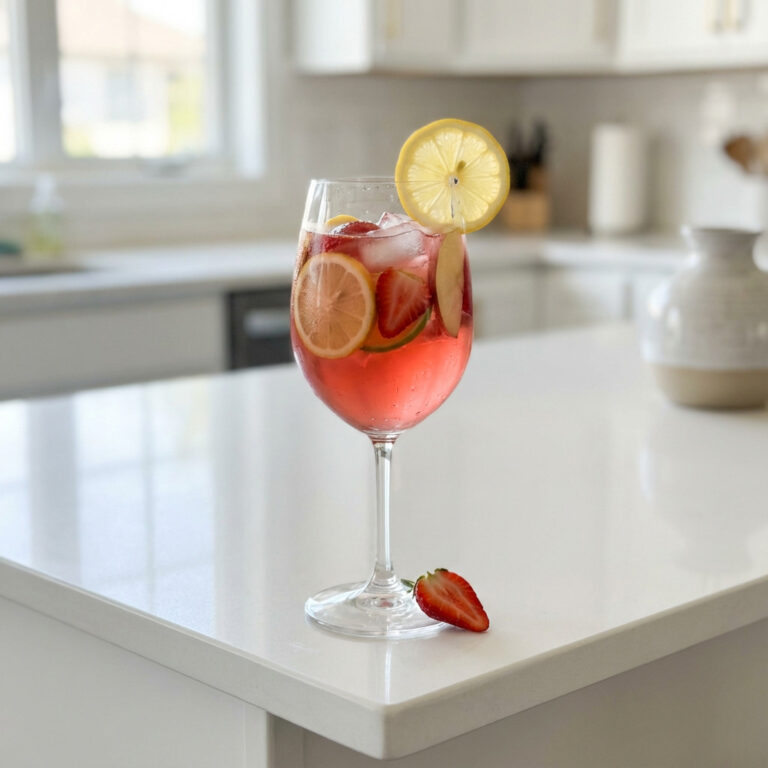 Pink Lady Sangria Cocktail Recipe