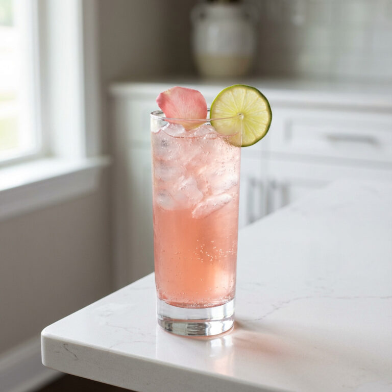 Pink Rose Mojito Cocktail Recipe