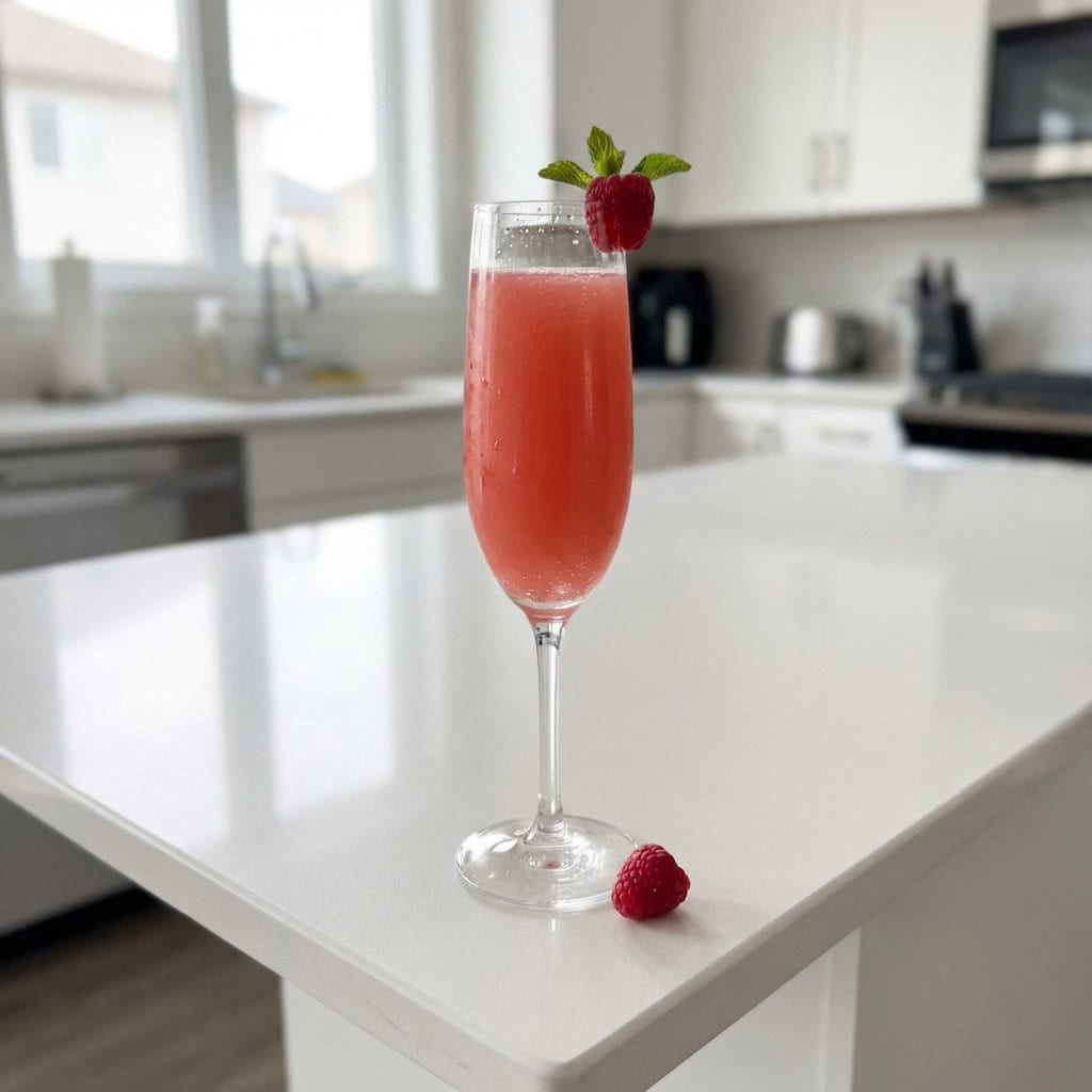 Raspberry Bellini Cocktail Recipe
