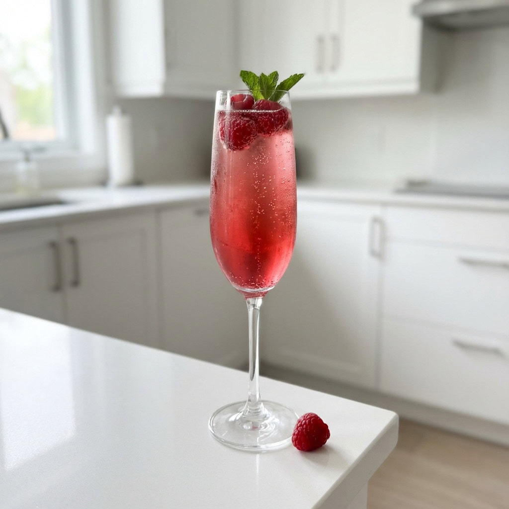 Raspberry Limoncello Sparkler Cocktail Recipe- A Refreshing Twist You Need to Try