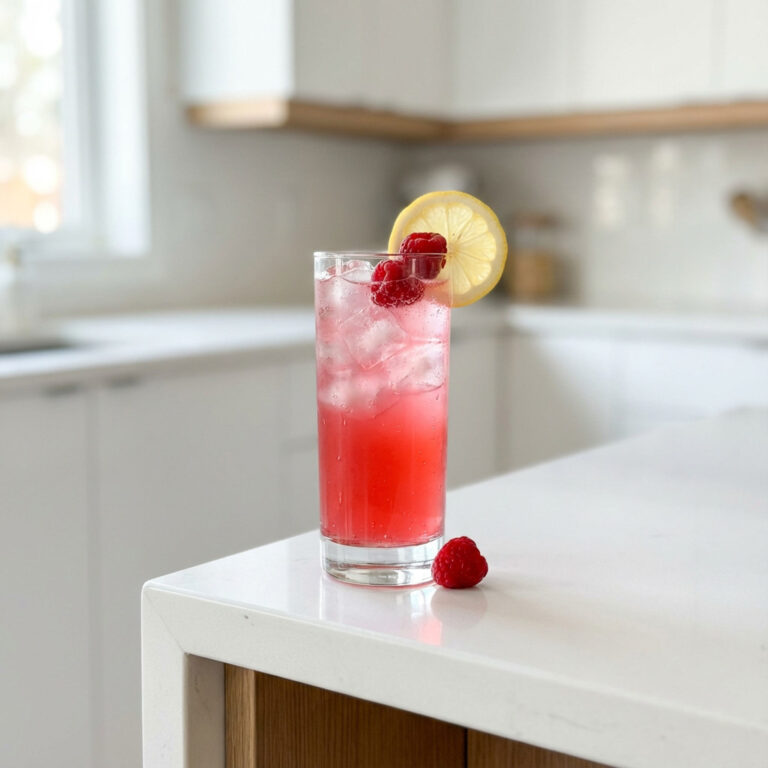 Raspberry Rose Fizz Cocktail Recipe