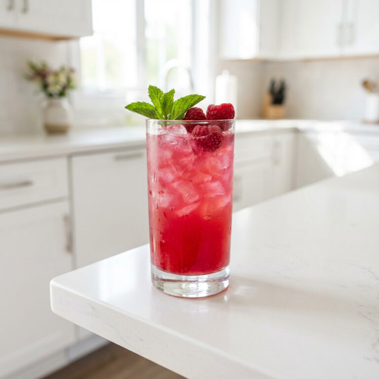 Romantic Raspberry Mojito Cocktail Recipe