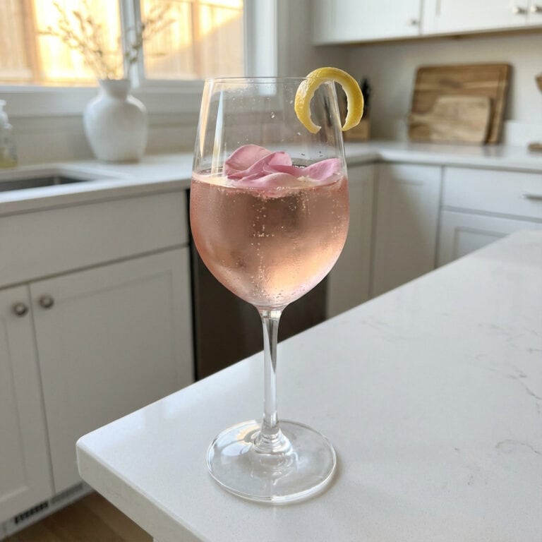 Romantic Rose Spritz Cocktail Recipe