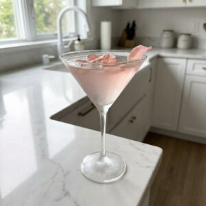 Rose Petal Martini Cocktail Recipe