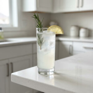 Rosemary Gin Fizz Cocktail Recipe