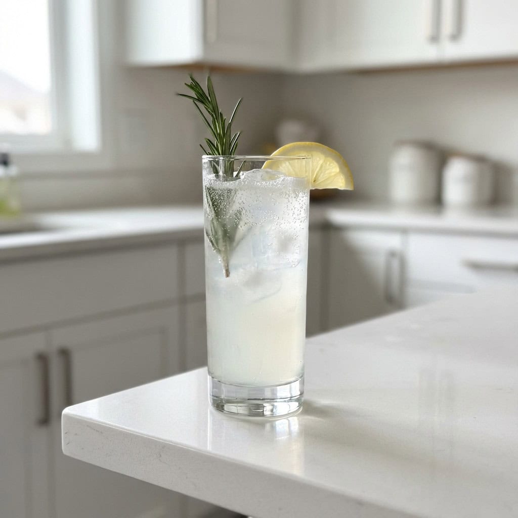 Rosemary Gin Fizz Cocktail Recipe