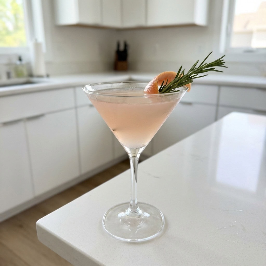Rosemary Grapefruit Martini Cocktail Recipe- Refresh Your Mixology Skills