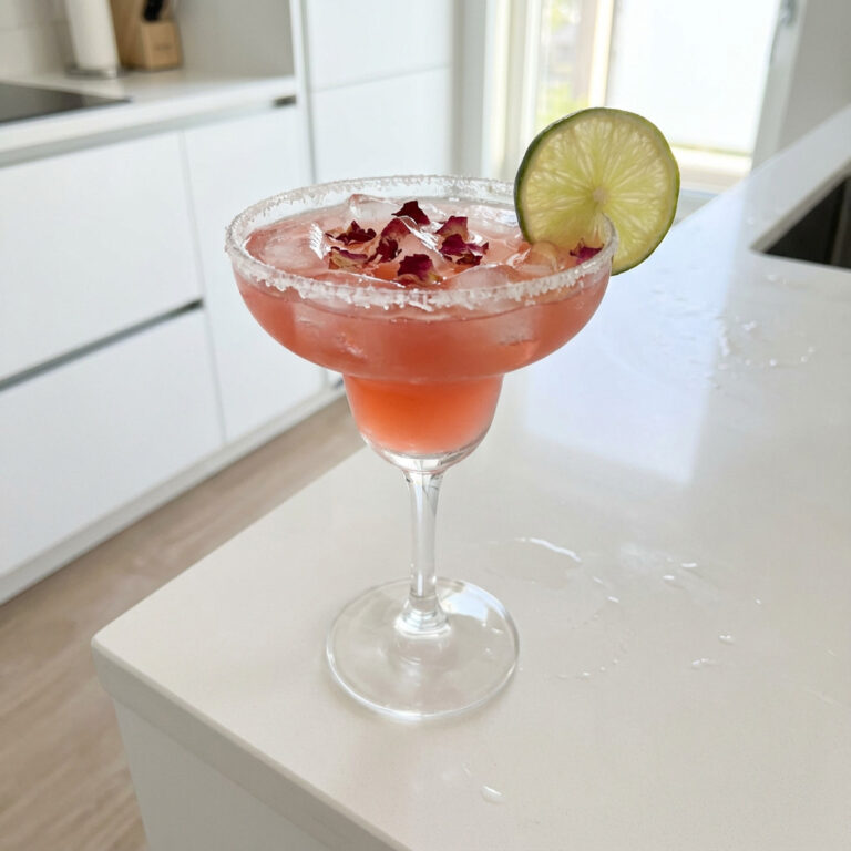 Rosy Tequila Margarita Cocktail Recipe