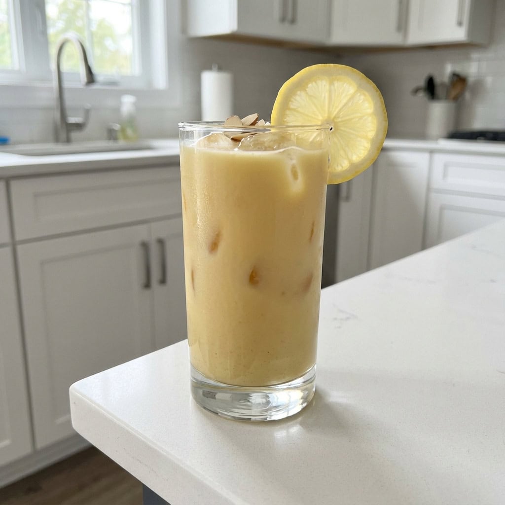 Saffron Almond Twister Mocktail Recipe