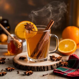 Star Anise Mulled Tea Mocktail Recipe