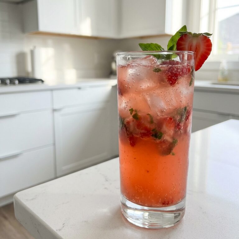 Strawberry Basil Smash Cocktail Recipe