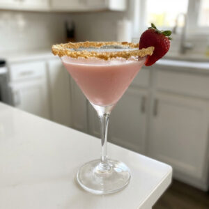 Strawberry Shortcake Martini Cocktail Recipe