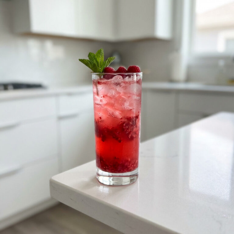 Tequila Raspberry Fizz Cocktail Recipe