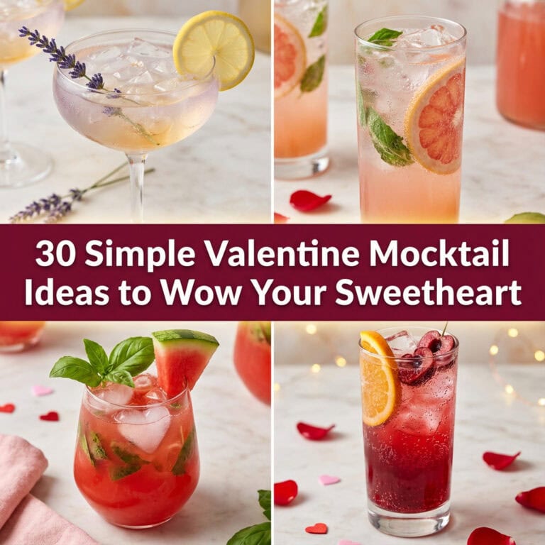 30 Simple Valentine Mocktail Ideas to Wow Your Sweetheart