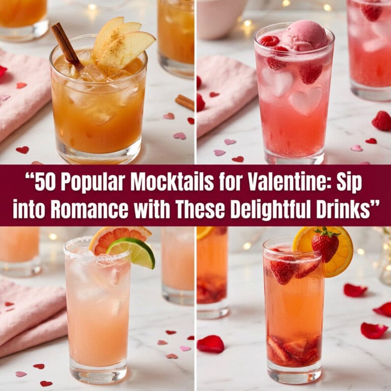 50 Popular Mocktails for Valentine