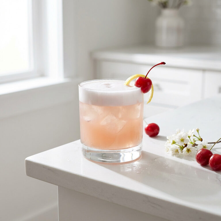 Amaretto Sour Blossom Cocktail Recipe