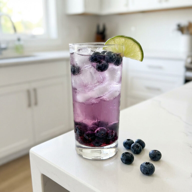 Blueberry Vodka Tonic Cocktail Recipe