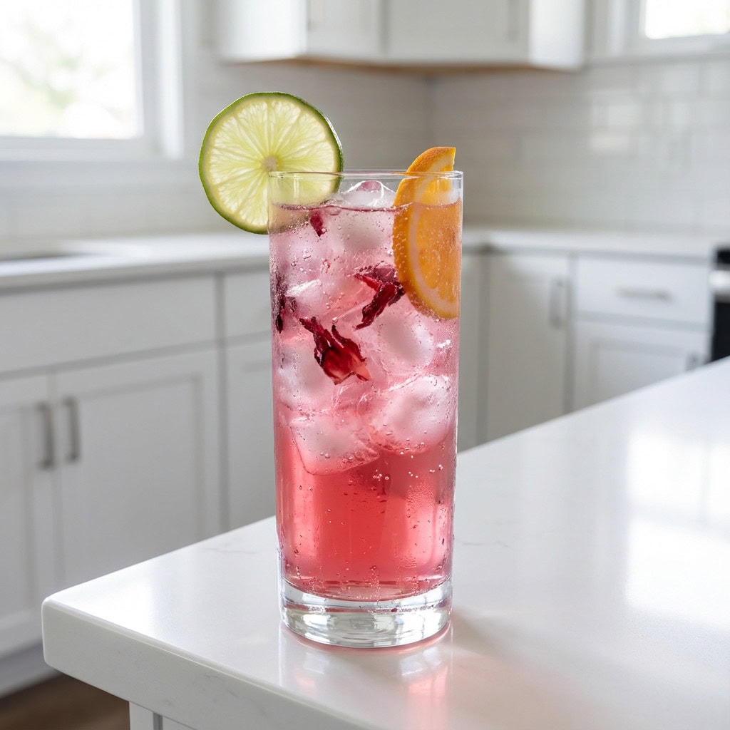 Citrus Hibiscus Cooler Cocktail Recipe
