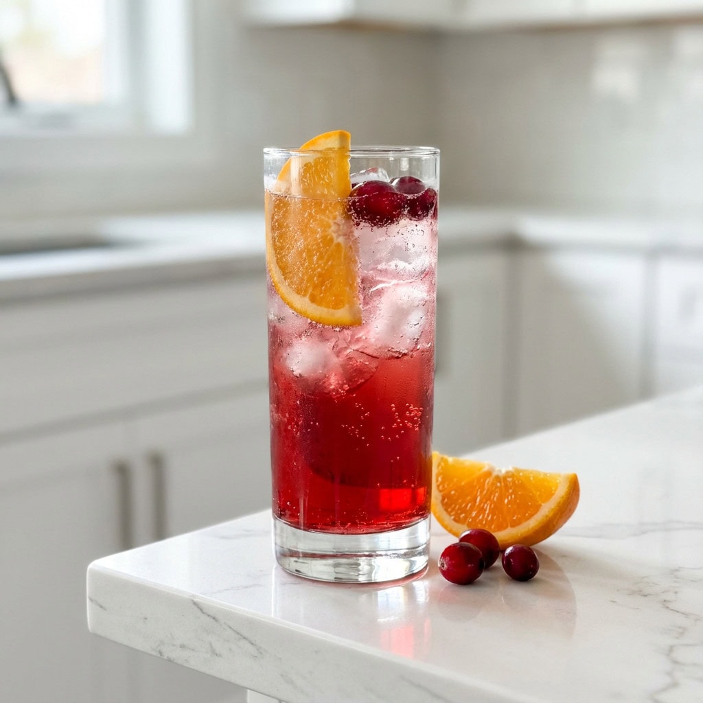 Cranberry Orange Spritzers Cocktail Recipe