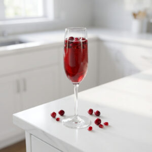 Cranberry Pomegranate Mimosa Cocktail Recipe