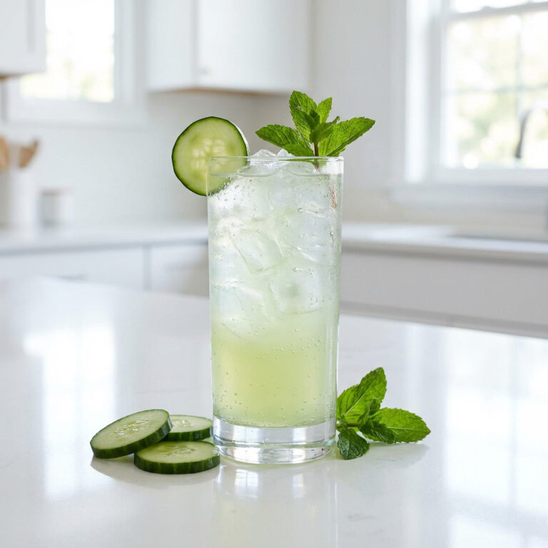 Cucumber Mint Fizz Cocktail Recipe
