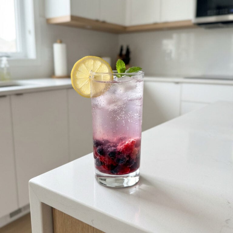 Fruity Floral Fizz Mocktail Recipe
