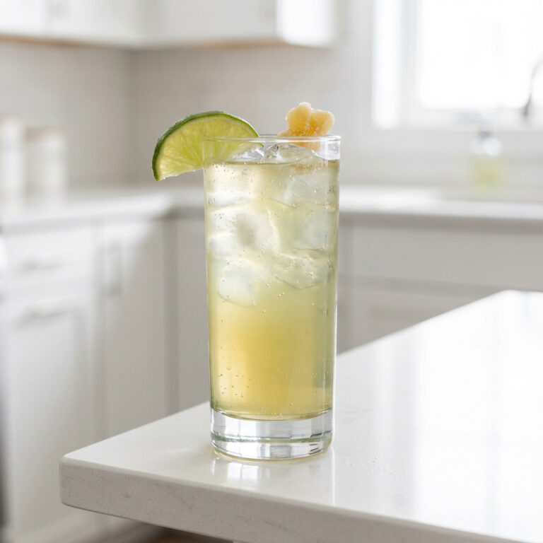 Ginger Lime Spritz Cocktail Recipe