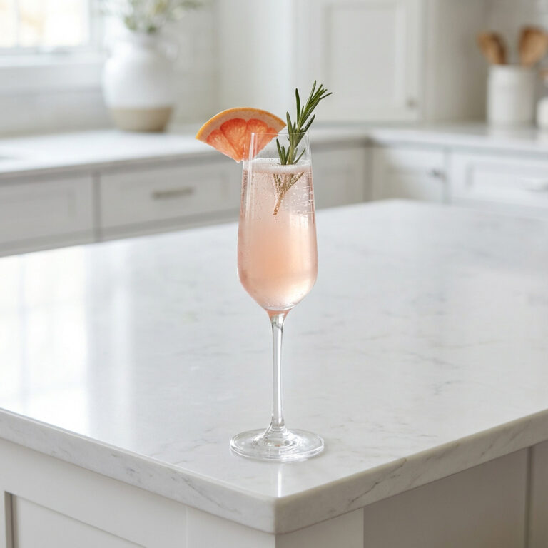 Grapefruit Rosemary Sparkler Cocktail Recipe